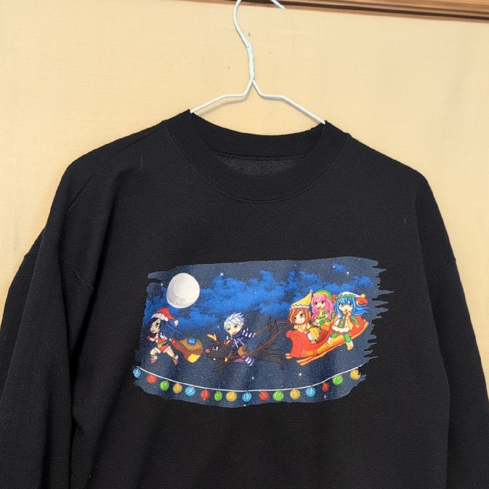 Funneh And The Krew Its Funneh Christmas Themed Rare Sweatshirt Size Medium